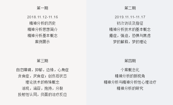 中歐精神分析心理治療基本概念與技術連續(xù)教育項目報道