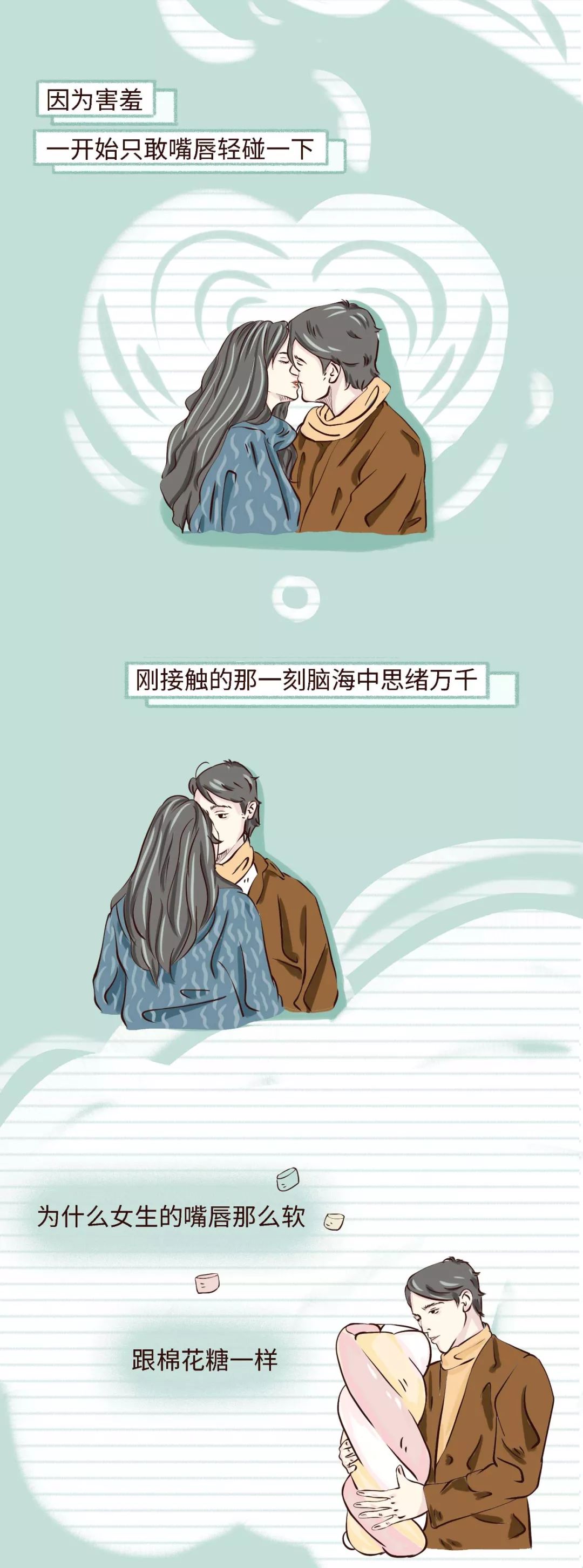 男生第一次接吻都在想什么？