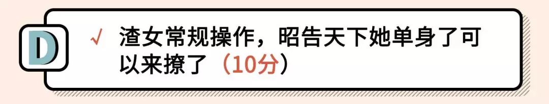 2021年渣女測試題（全國卷）