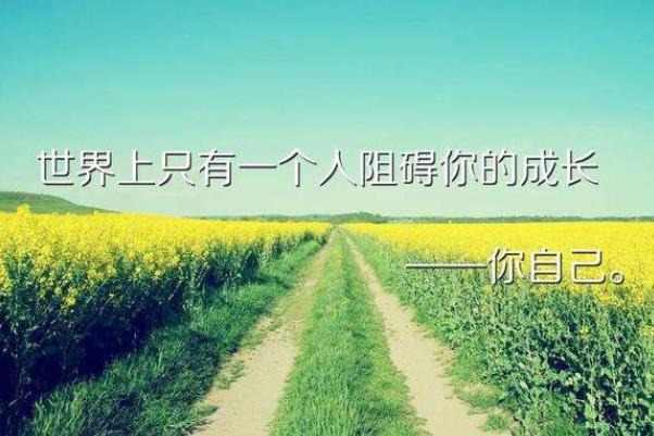 改變命運(yùn)的最簡(jiǎn)單的方式就是不抱怨